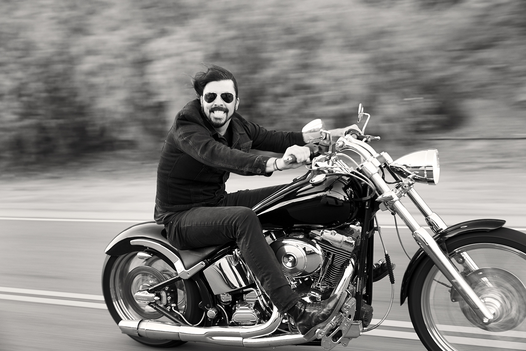 Dave Grohl Rolling Stone Motorcycle